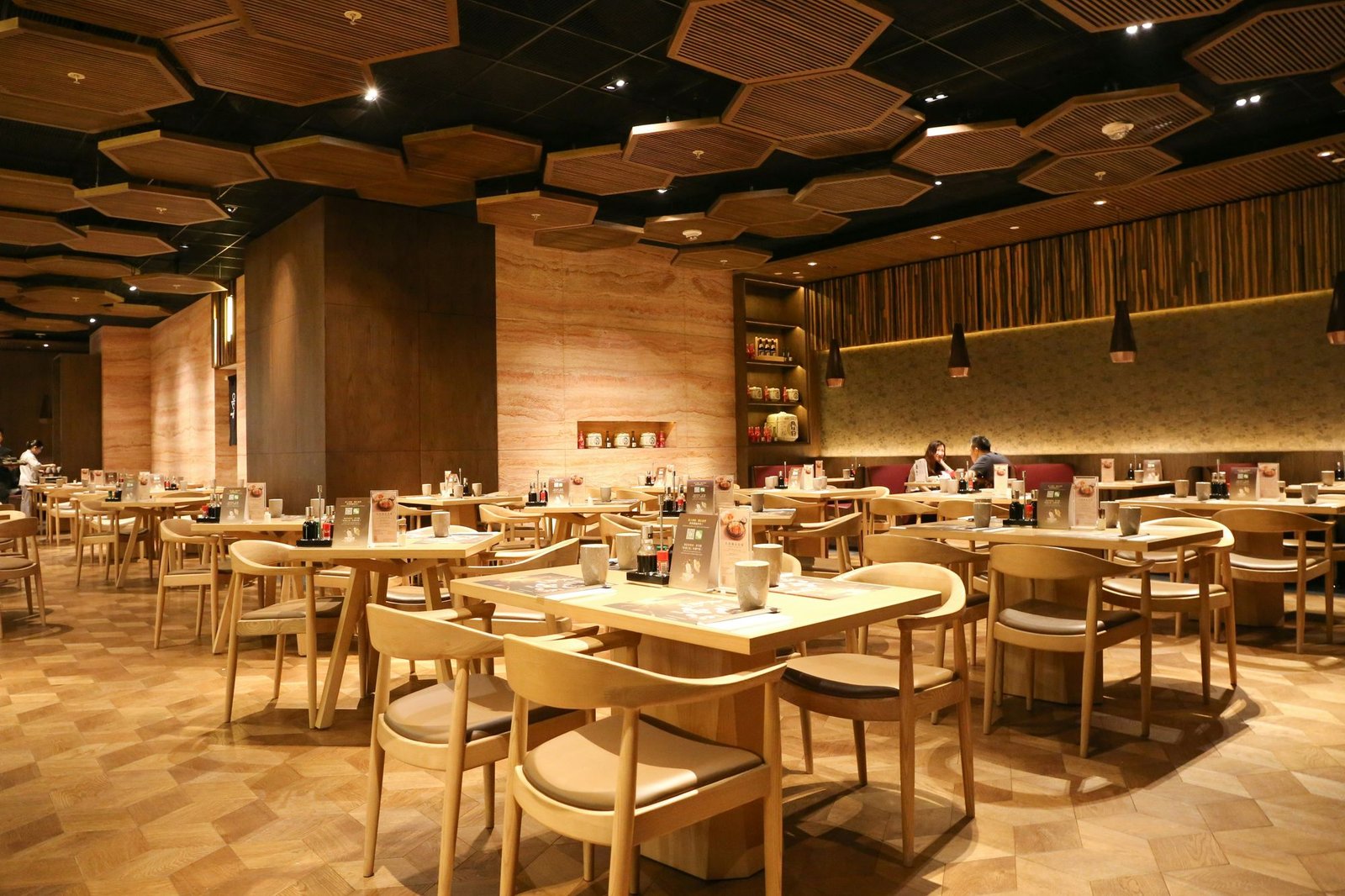 Commercial restaurant interior designed by HN Designs